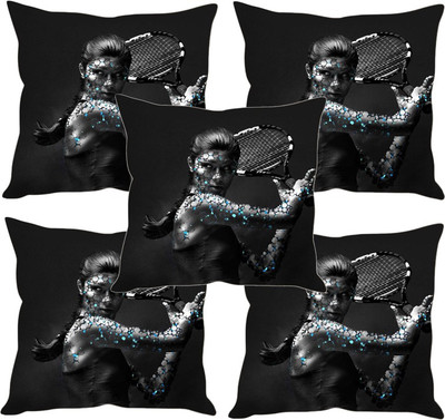 

Sleep Nature's Printed Cushions Cover(Pack of 5, 30.63 cm*30.63 cm, Multicolor)
