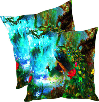 

Sleep Nature's Printed Cushions Cover(Pack of 2, 30.63 cm*30.63 cm, Multicolor)