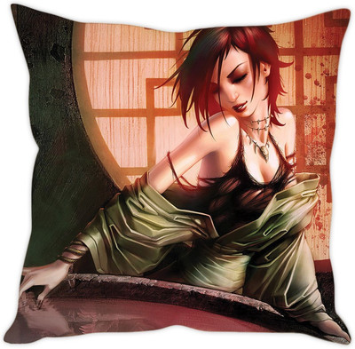 

Sleep Nature's Abstract Cushions Cover(40.63 cm*40.63 cm, Multicolor)
