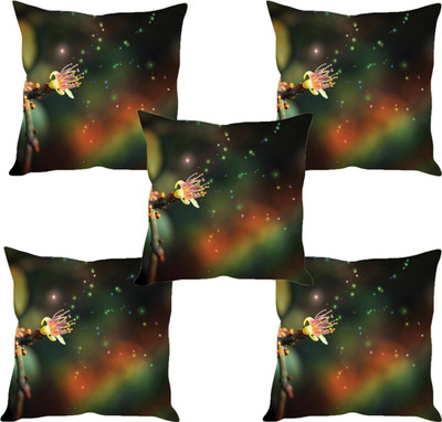 

Sleep Nature's Abstract Cushions Cover(Pack of 5, 30.63 cm*30.63 cm, Multicolor)