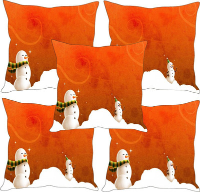 

Sleep Nature's Printed Cushions Cover(Pack of 5, 30.63 cm*30.63 cm, Multicolor)