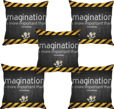 

Sleep Nature's Abstract Cushions Cover(Pack of 5, 40.63 cm*40.63 cm, Multicolor)