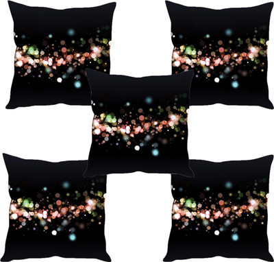 

Sleep Nature's Abstract Cushions Cover(Pack of 5, 30.63 cm*30.63 cm, Multicolor)
