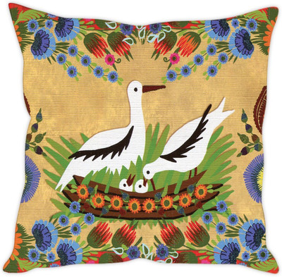 

Sleep Nature's Abstract Cushions Cover(40.63 cm*40.63 cm, Multicolor)