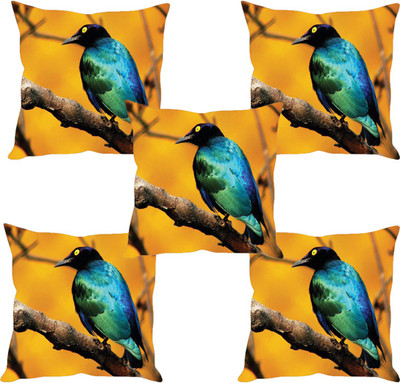 

Sleep Nature's Abstract Cushions Cover(Pack of 5, 40.63 cm*40.63 cm, Multicolor)