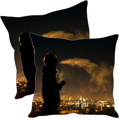 

Sleep Nature's Printed Cushions Cover(Pack of 2, 30.63 cm*30.63 cm, Multicolor)