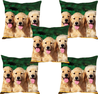 

Sleep Nature's Abstract Cushions Cover(Pack of 5, 40.63 cm*40.63 cm, Multicolor)