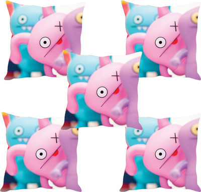 

Sleep Nature's Abstract Cushions Cover(Pack of 5, 40.63 cm*40.63 cm, Multicolor)