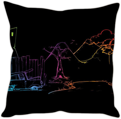 

Sleep Nature's Abstract Cushions Cover(30.63 cm*30.63 cm, Multicolor)