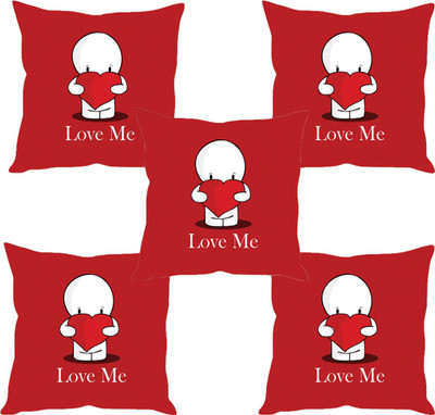 

Sleep Nature's Abstract Cushions Cover(Pack of 5, 40.63 cm*40.63 cm, Multicolor)
