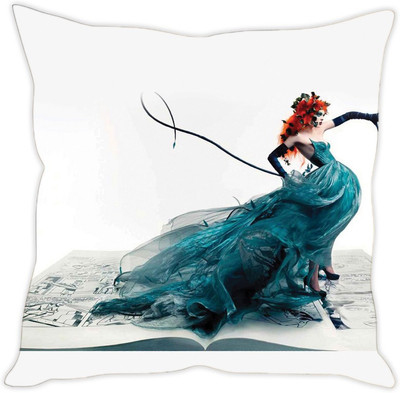 

Sleep Nature's Abstract Cushions Cover(40.63 cm*40.63 cm, Multicolor)
