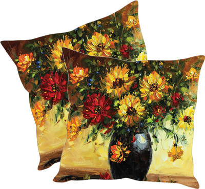 

Sleep Nature's Printed Cushions Cover(Pack of 2, 40.63 cm*40.63 cm, Multicolor)