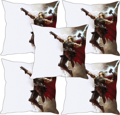 

Sleep Nature's Printed Cushions Cover(Pack of 5, 40.63 cm*40.63 cm, Multicolor)