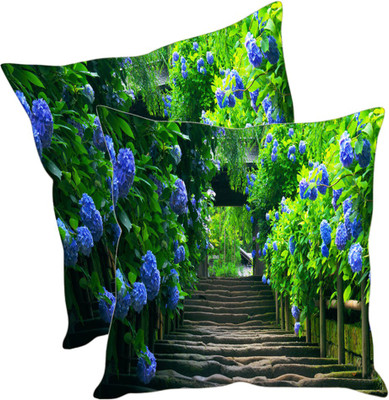 

Sleep Nature's Printed Cushions Cover(Pack of 2, 30.63 cm*30.63 cm, Multicolor)