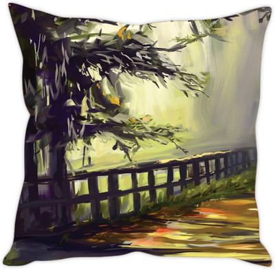

Sleep Nature's Abstract Cushions Cover(30.63 cm*30.63 cm, Multicolor)
