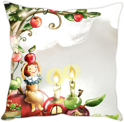 

Sleep Nature's Abstract Cushions Cover(30.63 cm*30.63 cm, Multicolor)