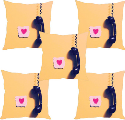 

Sleep Nature's Abstract Cushions Cover(Pack of 5, 40.63 cm*40.63 cm, Multicolor)