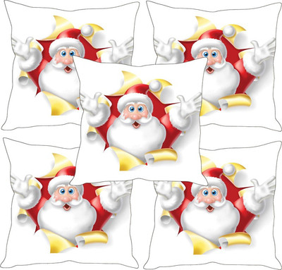 

Sleep Nature's Printed Cushions Cover(Pack of 5, 30.63 cm*30.63 cm, Multicolor)