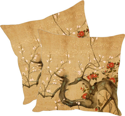 

Sleep Nature's Printed Cushions Cover(Pack of 2, 40.63 cm*40.63 cm, Multicolor)