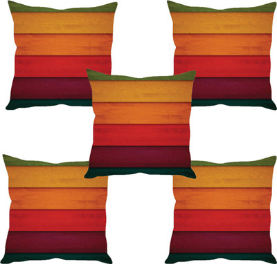 

Sleep Nature's Abstract Cushions Cover(Pack of 5, 40.63 cm*40.63 cm, Multicolor)