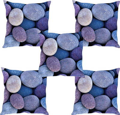 

Sleep Nature's Abstract Cushions Cover(Pack of 5, 30.63 cm*30.63 cm, Multicolor)