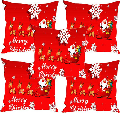 

Sleep Nature's Printed Cushions Cover(Pack of 5, 40.63 cm*40.63 cm, Multicolor)