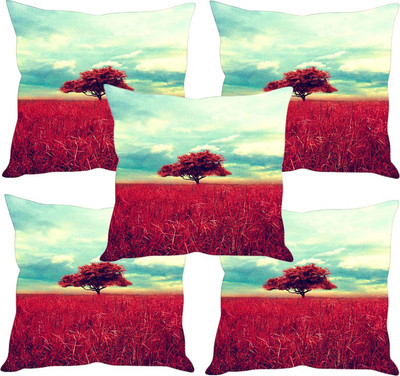 

Sleep Nature's Printed Cushions Cover(Pack of 5, 40.63 cm*40.63 cm, Multicolor)