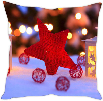 

Sleep Nature's Printed Cushions Cover(30.63 cm*30.63 cm, Multicolor)