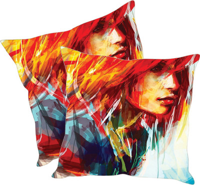 

Sleep Nature's Printed Cushions Cover(Pack of 2, 30.63 cm*30.63 cm, Multicolor)