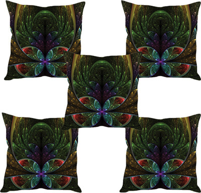 

Sleep Nature's Abstract Cushions Cover(Pack of 5, 40.63 cm*40.63 cm, Multicolor)