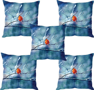 

Sleep Nature's Abstract Cushions Cover(Pack of 5, 30.63 cm*30.63 cm, Multicolor)