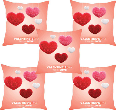 

Sleep Nature's Abstract Cushions Cover(Pack of 5, 40.63 cm*40.63 cm, Multicolor)