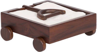 

Rooms Gravity Brown Napkin Cart - 10