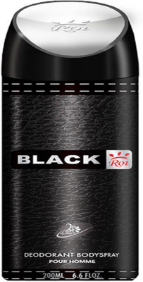 

Swiss Perfumes Black Deo Deodorant Spray - For Men(200 ml)