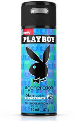 

Playboy # Generation Skin Touch Deodorant Spray - For Men(150 ml)