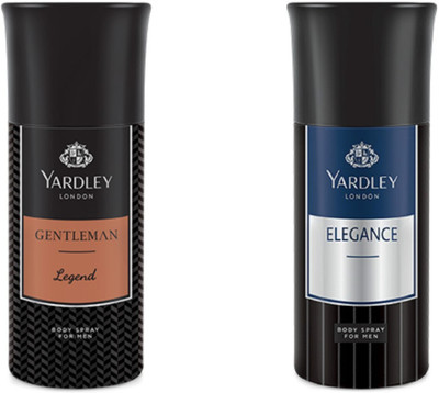 

Yardley London Legend And Elegance Combo Pack 2 Deodorant Spray - For Men(150 ml, Pack of 2)