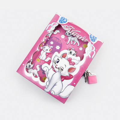 

COI A6 Diary(Cute Pink kitty diary/ planner/organiser with lockfor kids, Pink)
