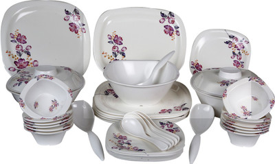 

Eagleware Floral Melamine Pack of 34 Dinner Set(Melamine)
