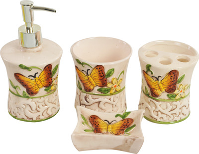 

24x7 Ceramic Bathroom Set(Pack of 4)