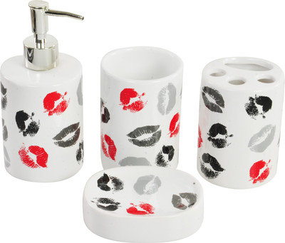 

24x7 Ceramic Bathroom Set(Pack of 4)