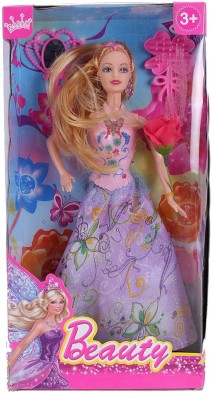 

Smiles Creation flower beauty doll with rose Toy for kids(flr purple)(Multicolor)