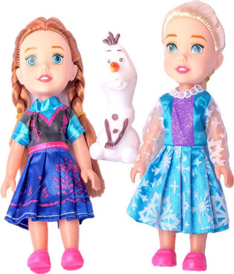 Origin Frozen Anna Elsa Frozen with Olaf(Multicolor)
