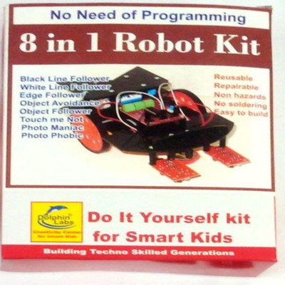 

Dolphin Labs ROBOT8 Educational Electronic Hobby Kit