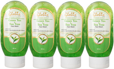 Globus Remedies Green Tea & Tea Tree  Face Wash(400 g)