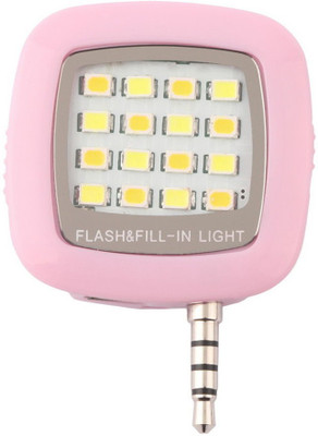

Avenue Portable Mini 16 LED Night Using Selfie for all smartphones & phonesh Flash(Pink)