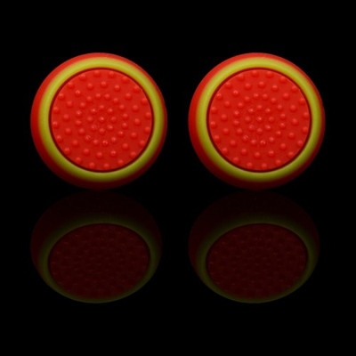 

TCOS Tech Dual Color Thumb Grips Anti Slip Silicon Cap Cover Gaming Accessory Kit(Red, Yellow, For Xbox One, Xbox 360, PS3, PS4)