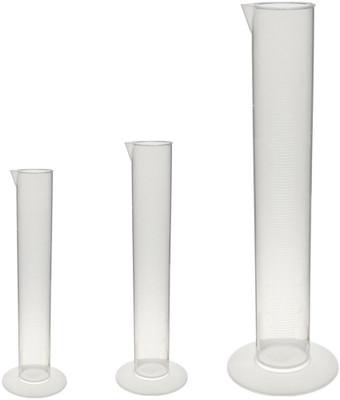

BFC Plastic Measuring Cylinder - 100ml, 250ml, 500ml each One No. Polypropylene Graduated Cylinder(850 ml)