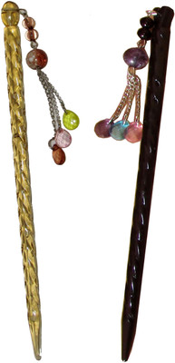 

Pankh Juda Stick Hair Accessory Set(Multicolor)
