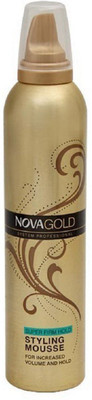 Nova Gold Hair Super Firm Hold Styling Mousse Mousse(300 ml)