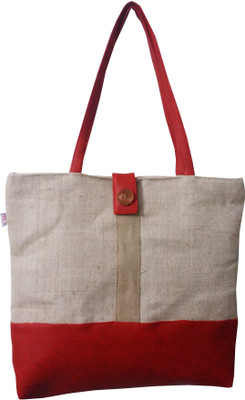 

Evagloria Tote(Red, Beige), Beige;red